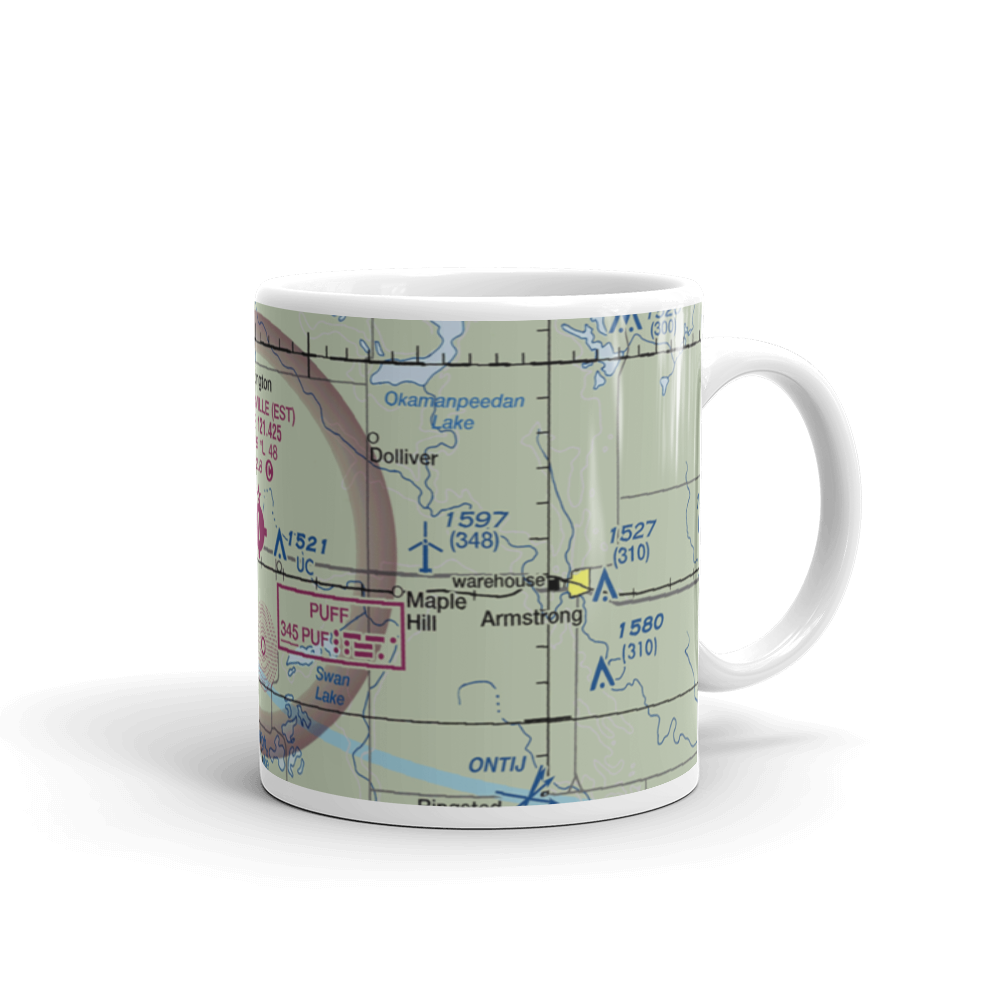 Estherville Municipal Airport (EST) VFR Sectional  Mug 