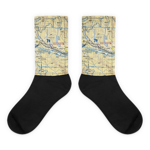 Easton State Airport (ESW) VFR Sectional Socks