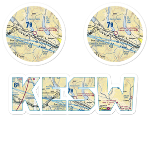 Easton State Airport (ESW) VFR Sectional Sticker Pack