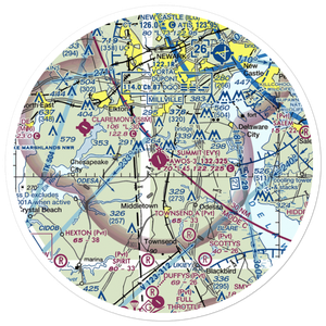 Summit Airport (EVY) VFR Sectional Sticker (30 mile)