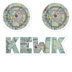 Newton City-County Airport (EWK) VFR Sectional Sticker Pack