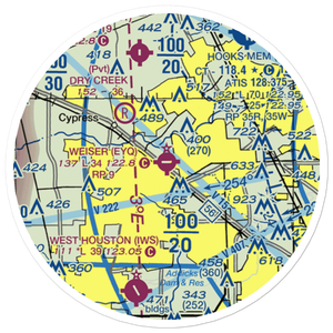 Weiser Air Park (EYQ) VFR Sectional Sticker (20 mile)