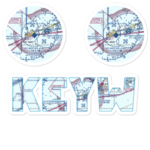 Key West International Airport (EYW) VFR Sectional Sticker Pack