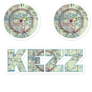 Cameron Memorial Airport (EZZ) VFR Sectional Sticker Pack