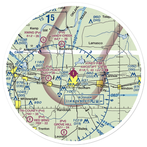 Jones Field (F00) VFR Sectional Sticker (30 mile)