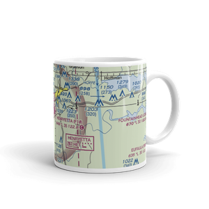 Henryetta Municipal Airport (F10) VFR Sectional  Mug