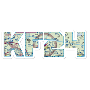 Minden Airport (MNE) VFR Sectional Sticker