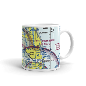 North Palm Beach County General Aviation Airport (F45) VFR Sectional  Mug