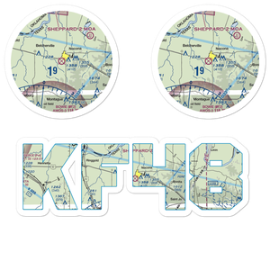 Nocona Airport (F48) VFR Sectional Sticker Pack