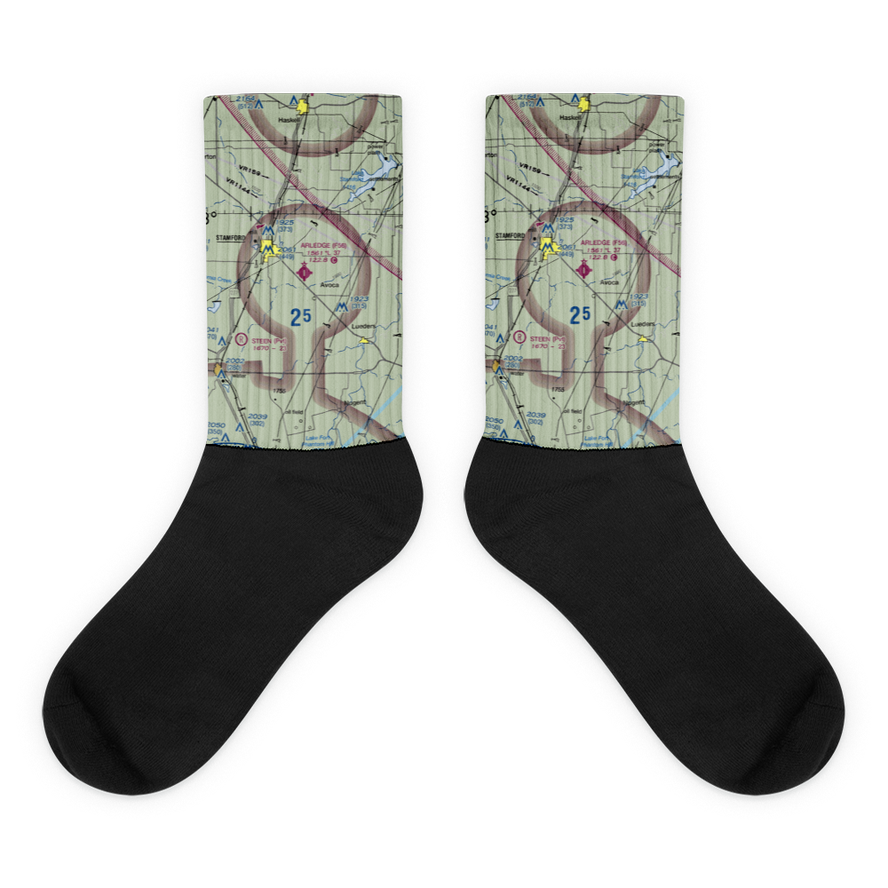 Arledge Field (F56) VFR Sectional Socks 