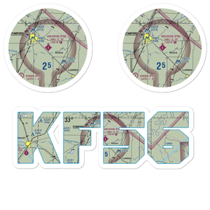 Arledge Field (F56) VFR Sectional Sticker Pack