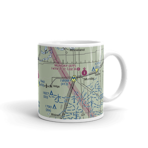 Harrison Field of Knox City Airport (F75) VFR Sectional  Mug