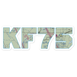 Harrison Field of Knox City Airport (F75) VFR Sectional Sticker