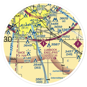 Town & Country Airpark (F82) VFR Sectional Sticker (20 mile)
