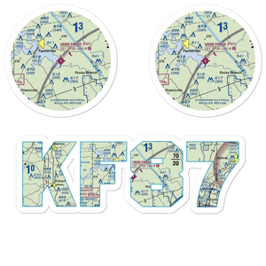 Union Parish Airport (F87) VFR Sectional Sticker Pack