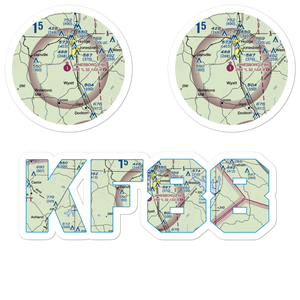 Jonesboro Airport (F88) VFR Sectional Sticker Pack