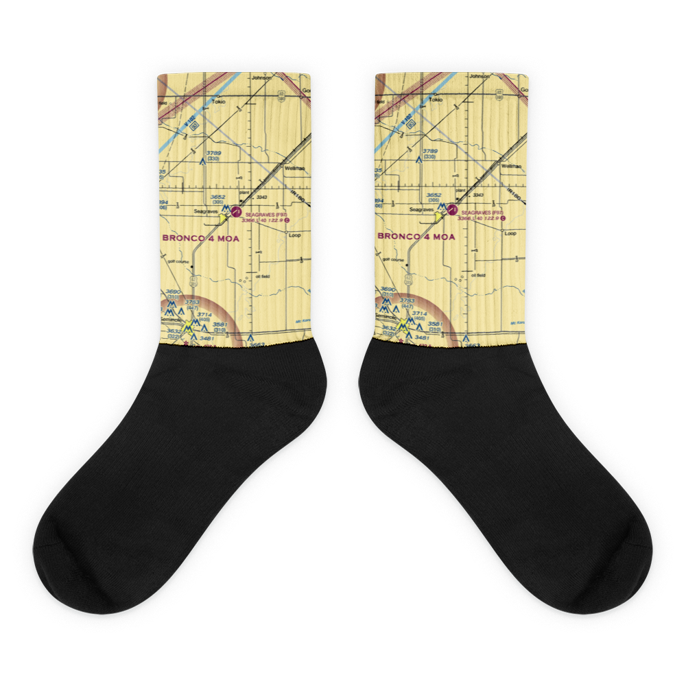 Seagraves Airport (F97) VFR Sectional Socks 
