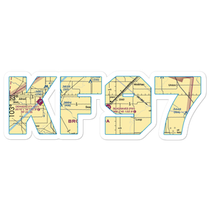 Seagraves Airport (F97) VFR Sectional Sticker