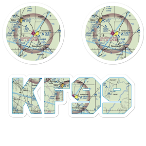 Holdenville Municipal Airport (F99) VFR Sectional Sticker Pack