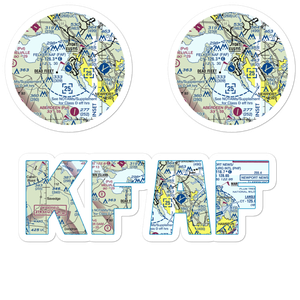 Felker Army Air Field (FAF) VFR Sectional Sticker Pack