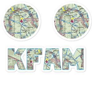 Farmington Regional Airport (FAM) VFR Sectional Sticker Pack