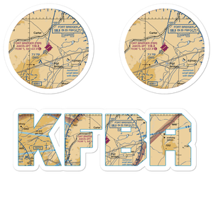 Fort Bridger Airport (FBR) VFR Sectional Sticker Pack