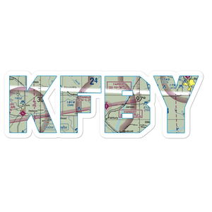 Fairbury Municipal Airport (FBY) VFR Sectional Sticker