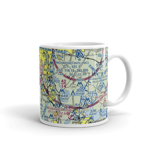 Chesterfield County Airport (FCI) VFR Sectional  Mug