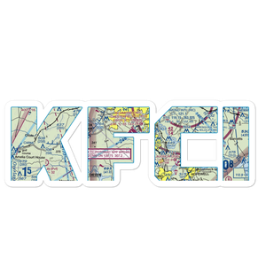 Chesterfield County Airport (FCI) VFR Sectional Sticker