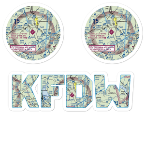 Fairfield County Airport (FDW) VFR Sectional Sticker Pack