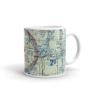 Fremont Municipal Airport (FFX) VFR Sectional  Mug