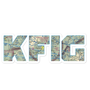 Clearfield Lawrence Airport (FIG) VFR Sectional Sticker