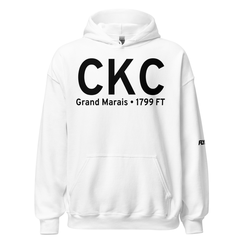 Grand Marais (KCKC) Airport Hoodie Sweatshirt 
