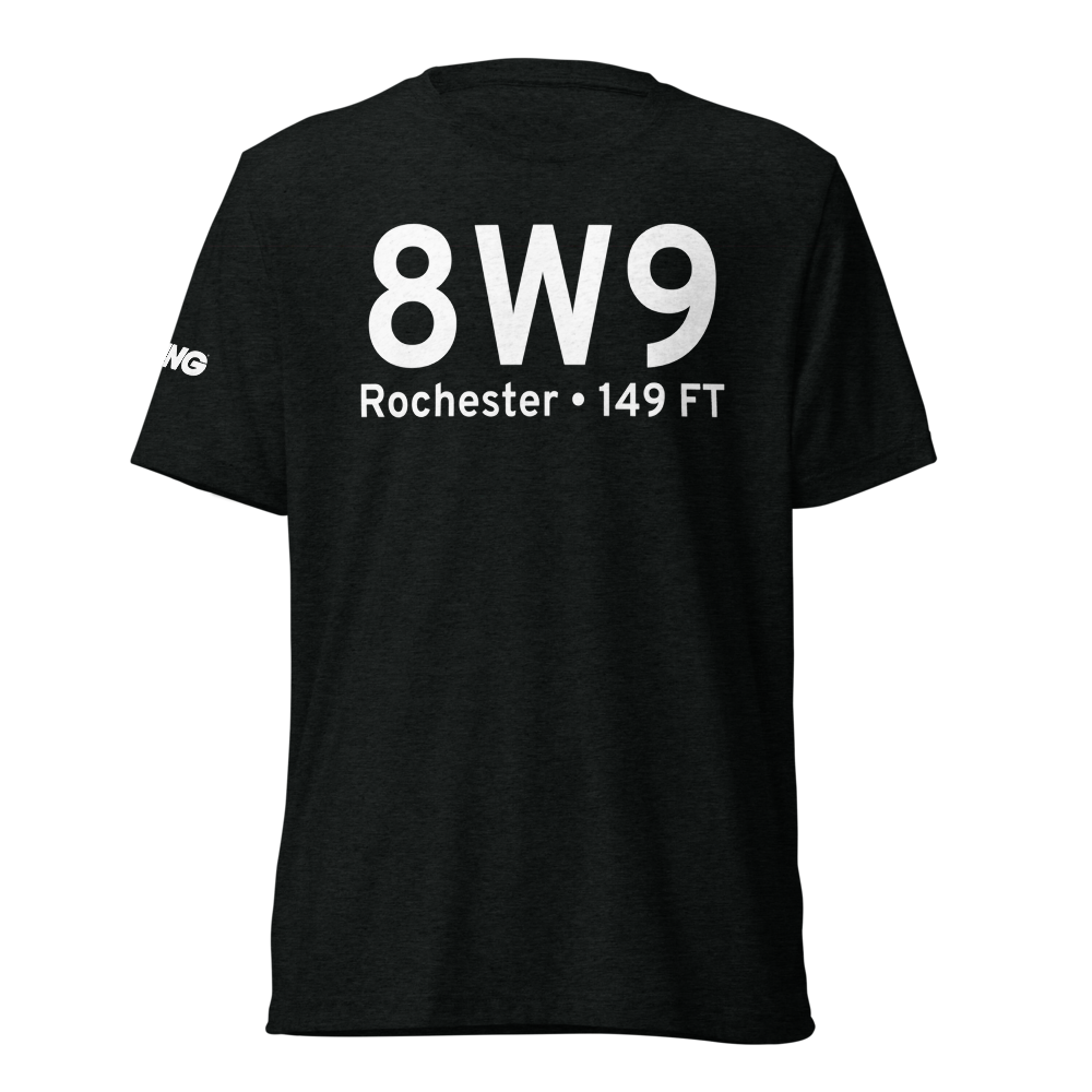Rochester (8W9) Airport Tri-blend T-Shirt 