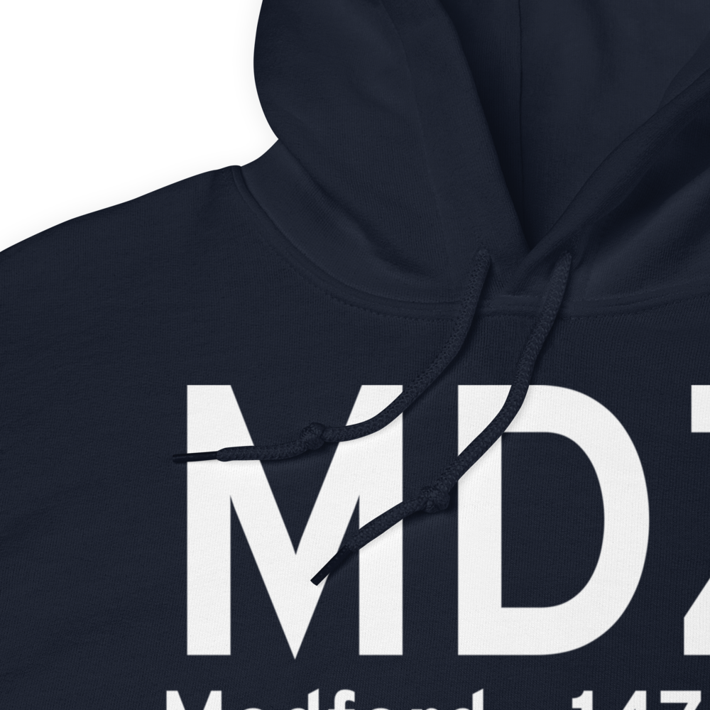 Medford (KMDZ) Airport Hoodie Sweatshirt 