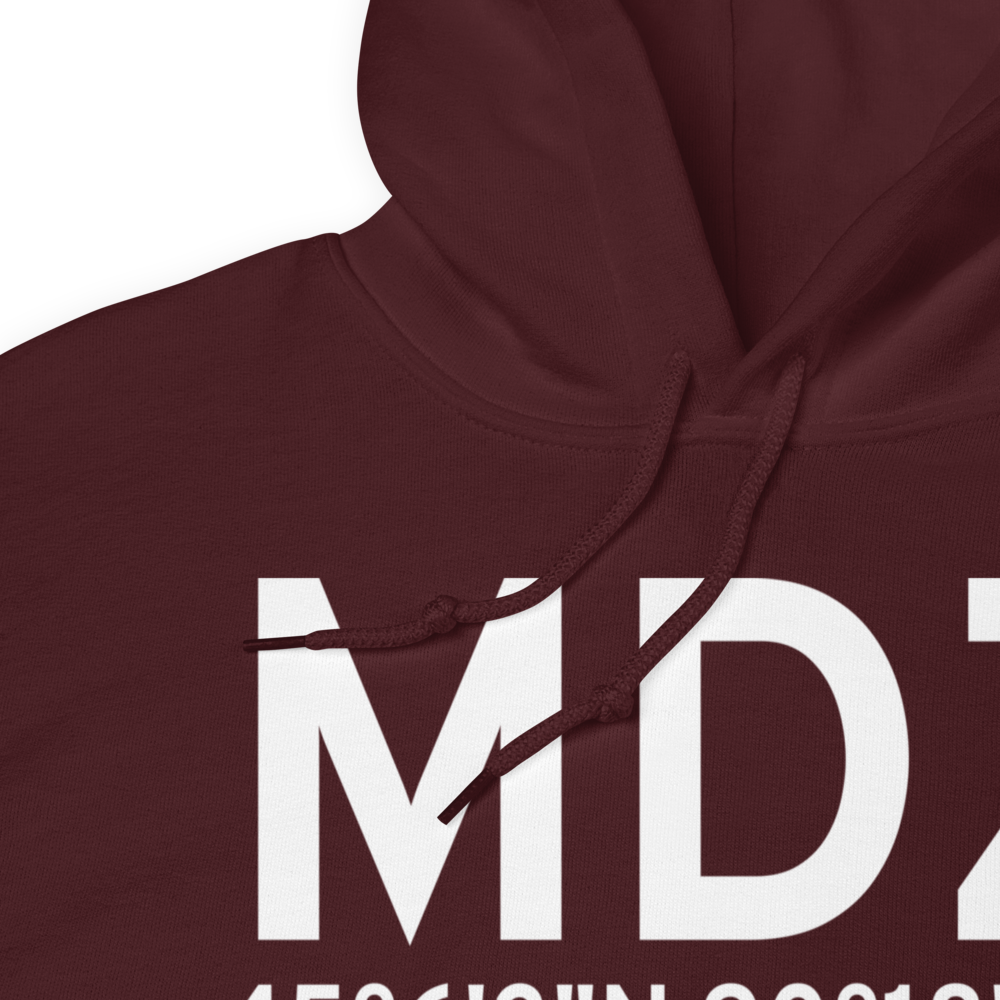 Medford (KMDZ) Airport Hoodie Sweatshirt 