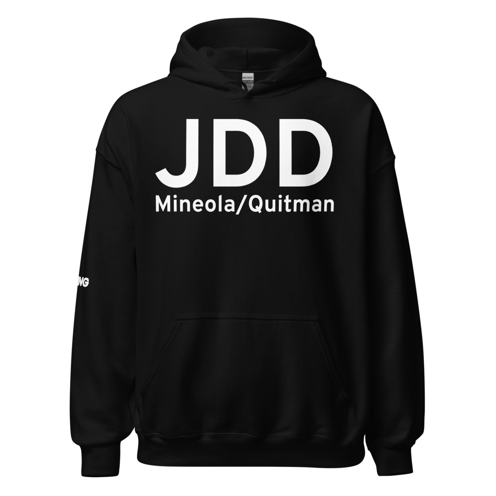 Mineola/Quitman (KJDD) Airport Hoodie Sweatshirt 