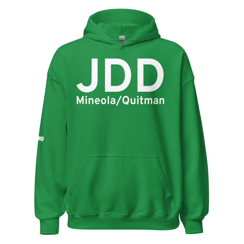 Mineola/Quitman (KJDD) Airport Hoodie Sweatshirt 