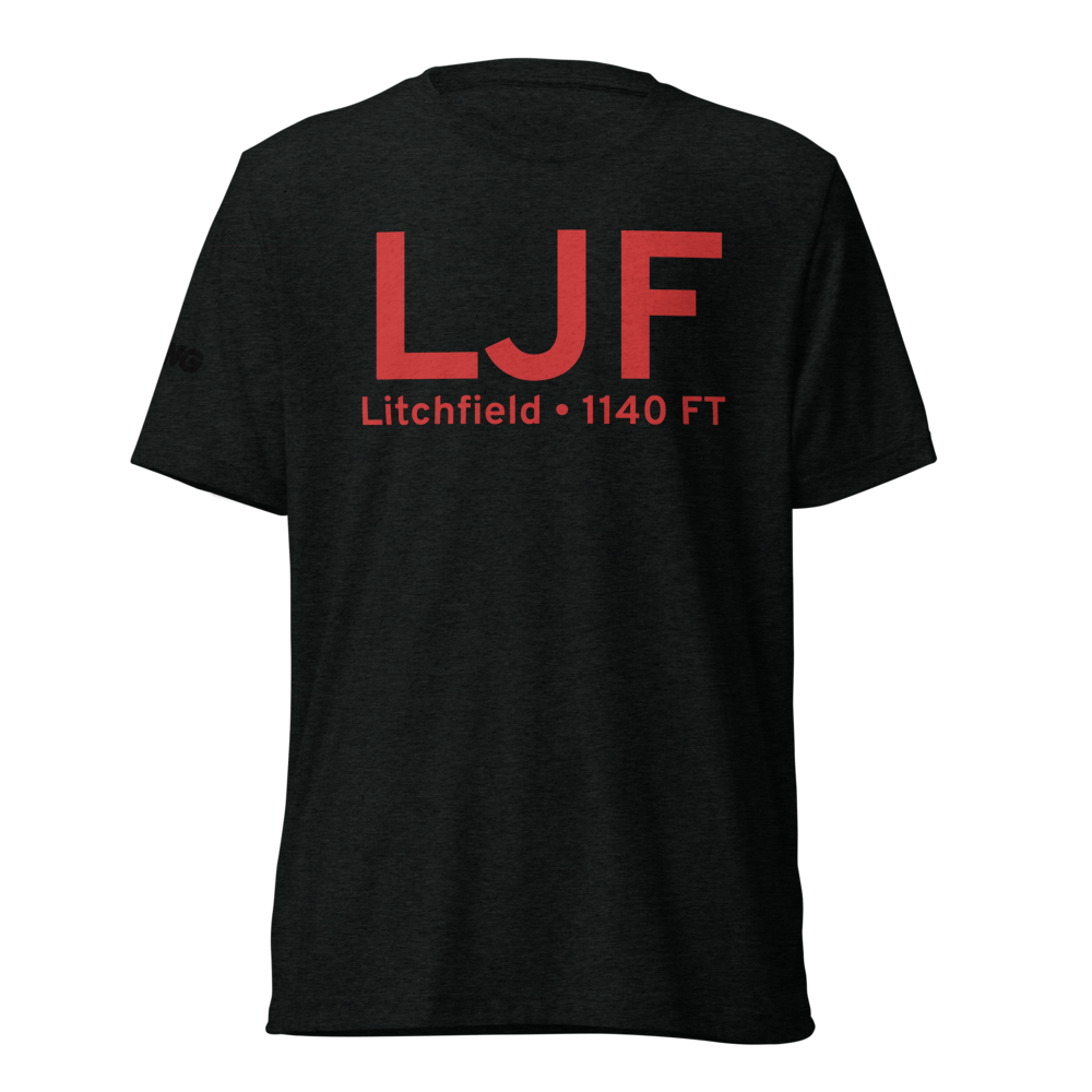 Litchfield (KLJF) Airport Tri-blend T-Shirt 
