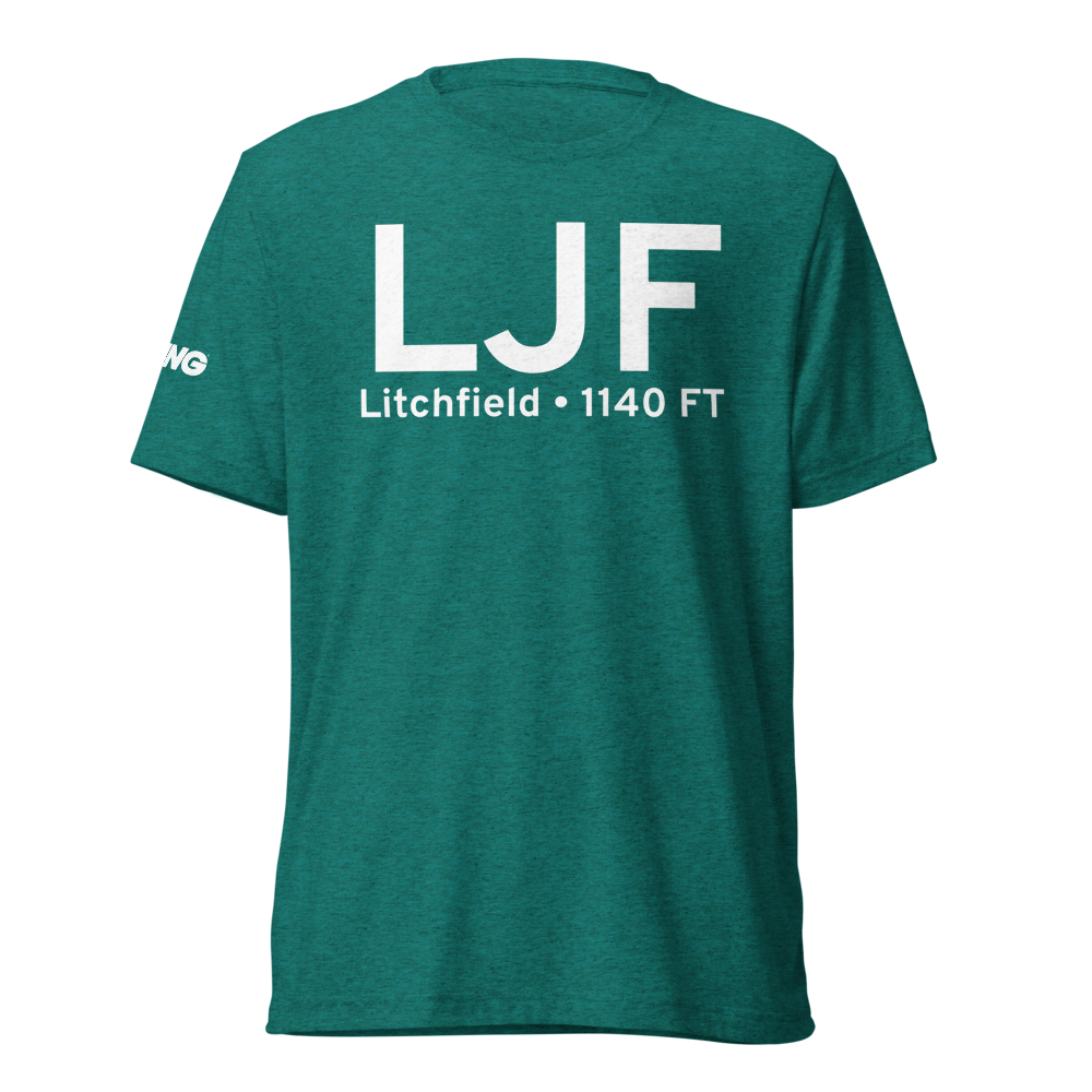 Litchfield (KLJF) Airport Tri-blend T-Shirt 