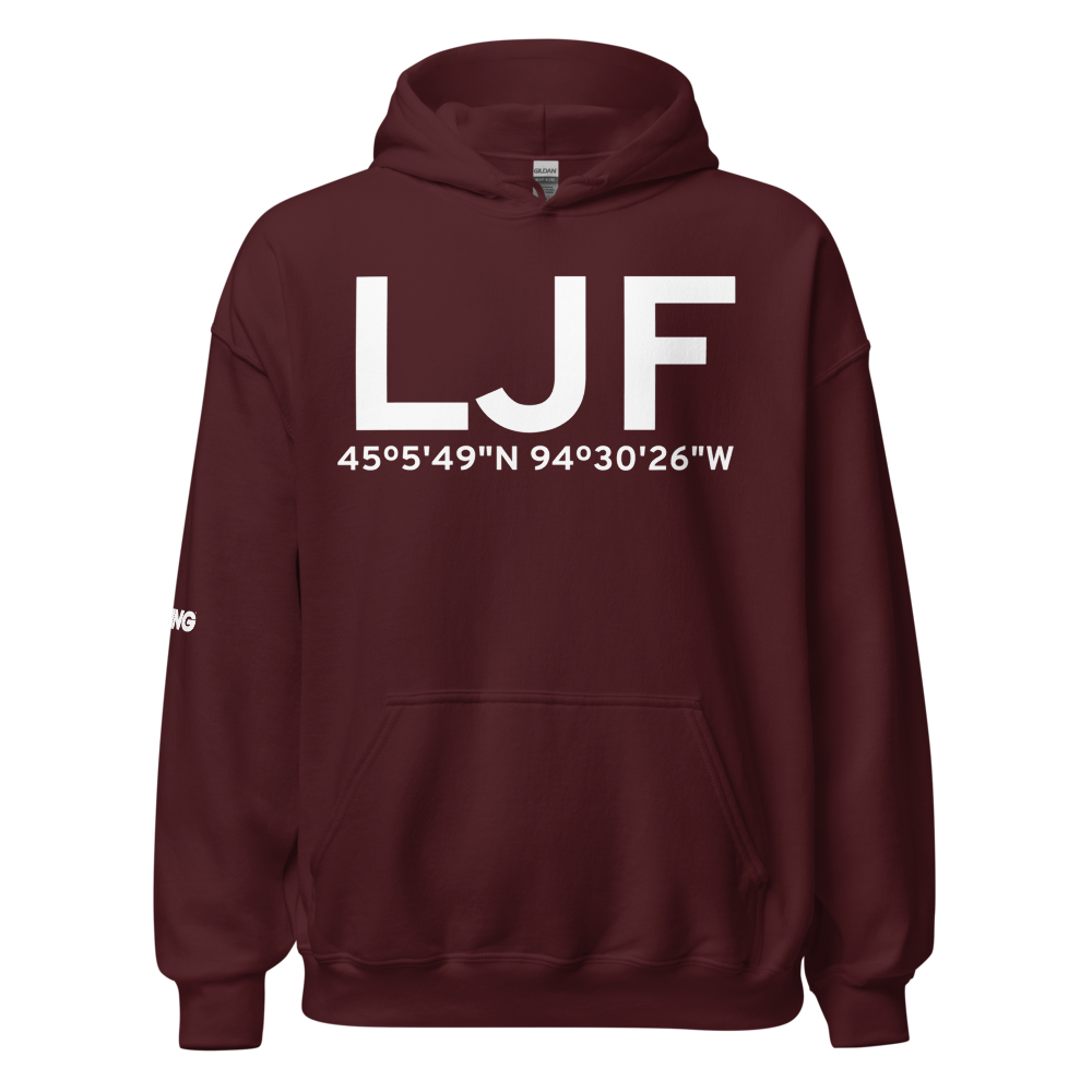 Litchfield (KLJF) Airport Hoodie Sweatshirt 