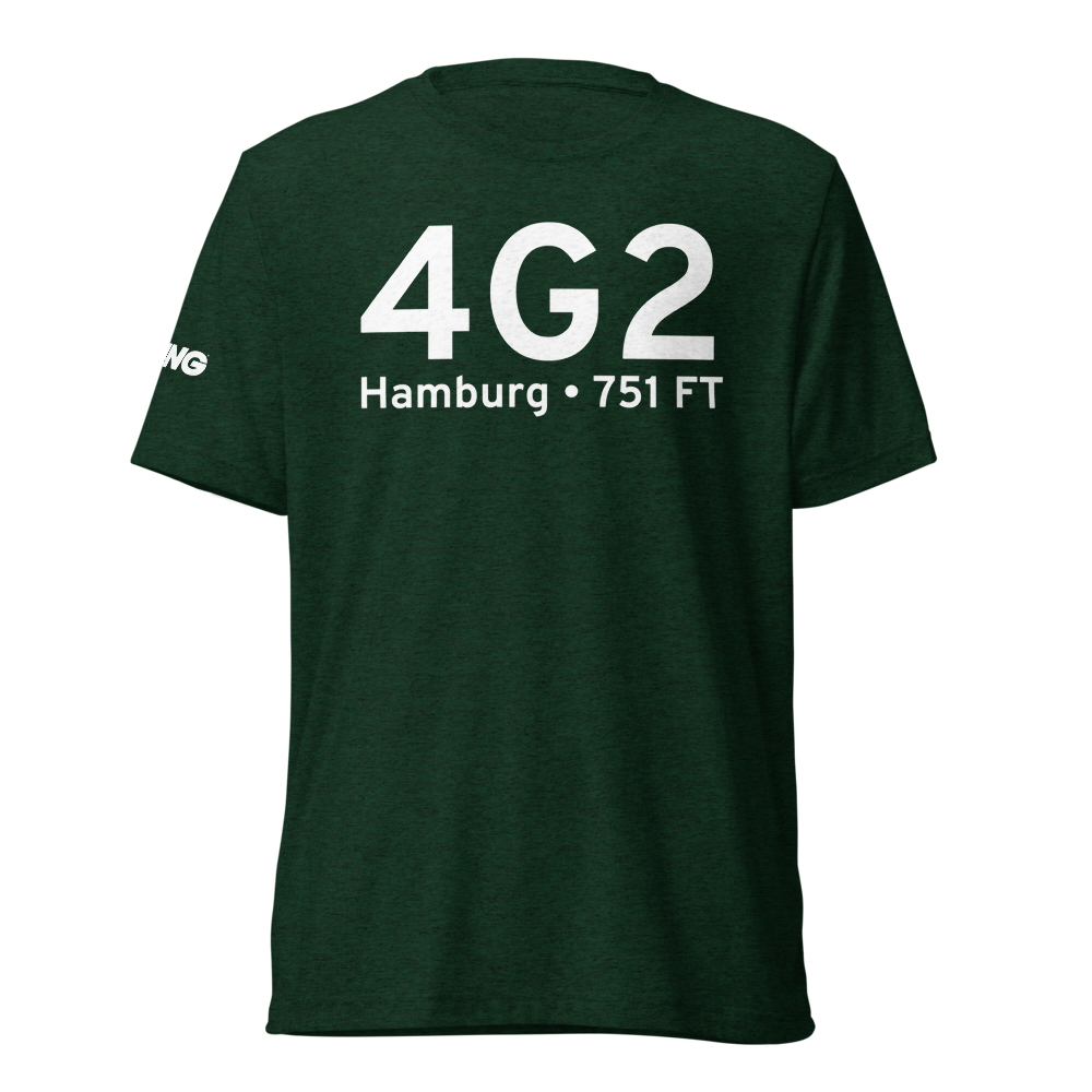 Hamburg (4G2) Airport Tri-blend T-Shirt 