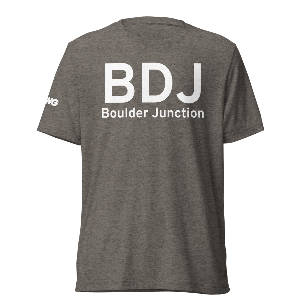 Boulder Junction (KBDJ) Airport Tri-blend T-Shirt 