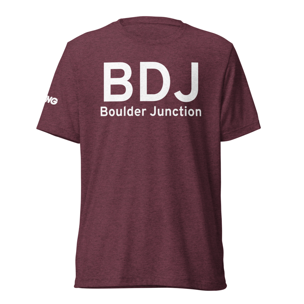 Boulder Junction (KBDJ) Airport Tri-blend T-Shirt 