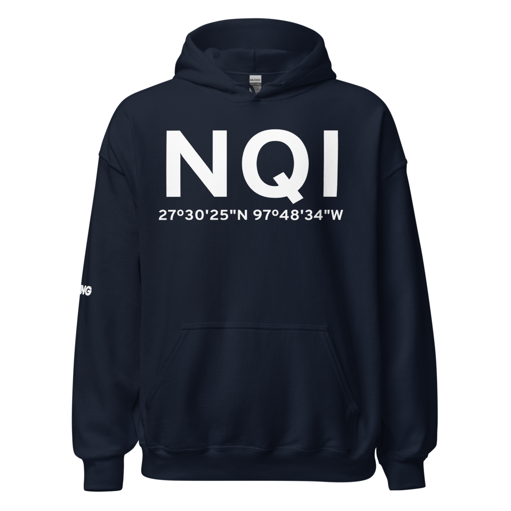 Kingsville (KNQI) Airport Hoodie Sweatshirt 