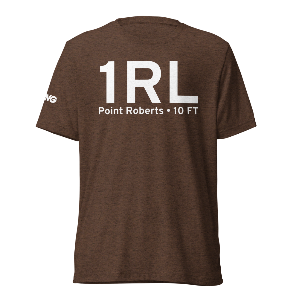 Point Roberts (1RL) Airport Tri-blend T-Shirt 