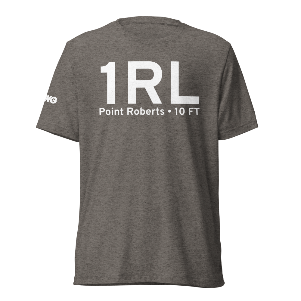 Point Roberts (1RL) Airport Tri-blend T-Shirt 