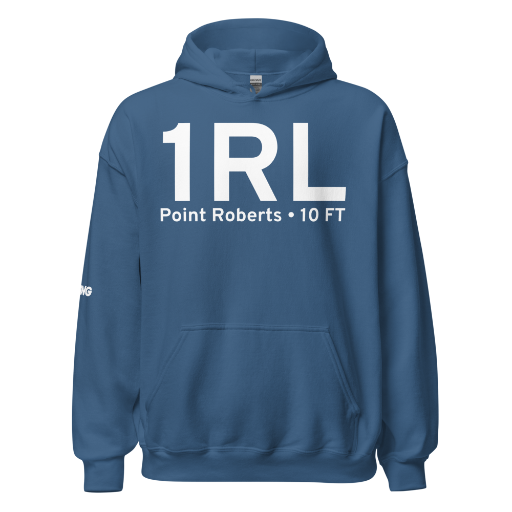 Point Roberts (1RL) Airport Hoodie Sweatshirt 
