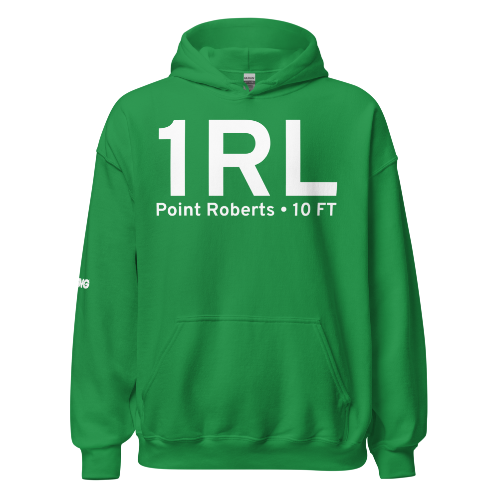 Point Roberts (1RL) Airport Hoodie Sweatshirt 