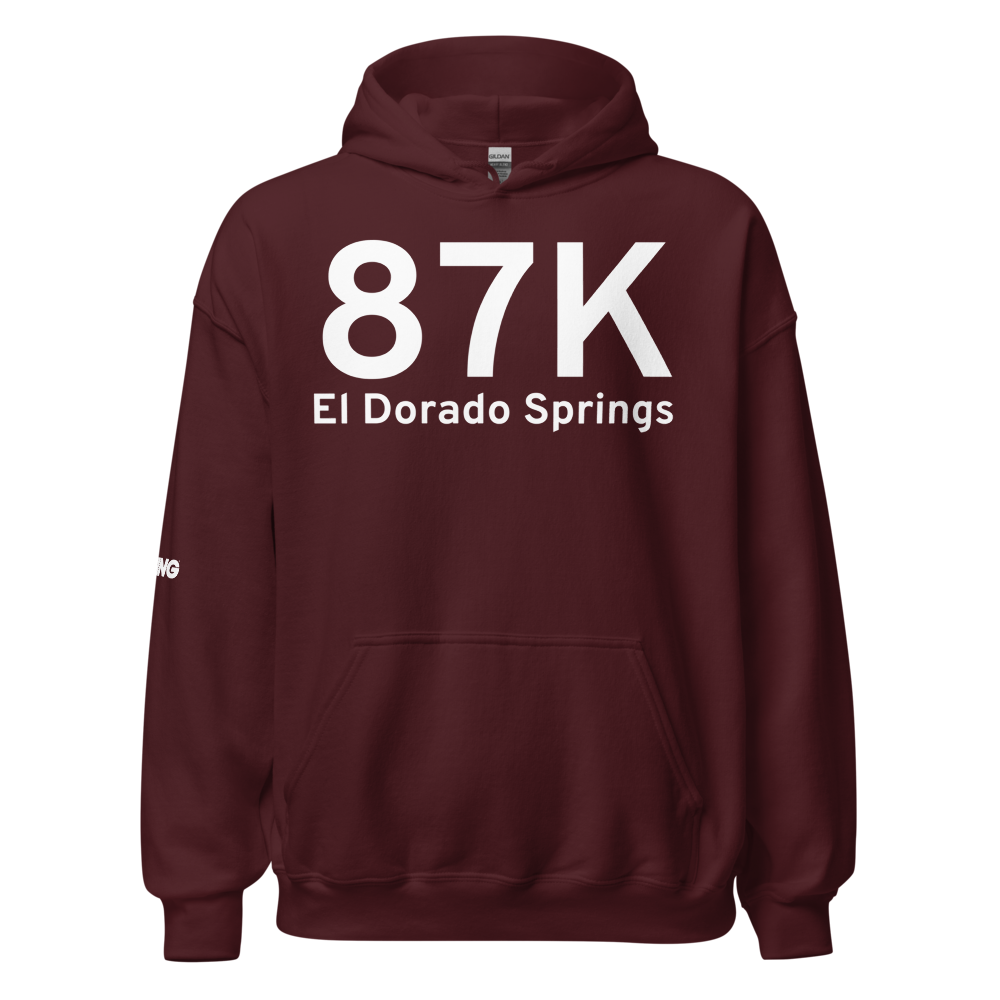 El Dorado Springs (K87K) Airport Hoodie Sweatshirt 